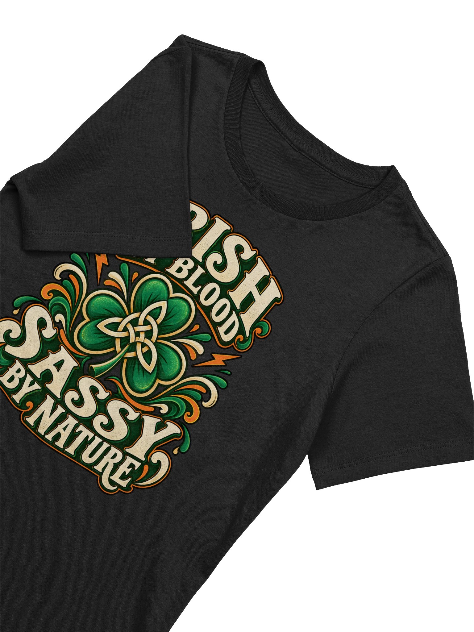 Irish by Blood, Sassy by Nature - Unisex Tee product image (5)