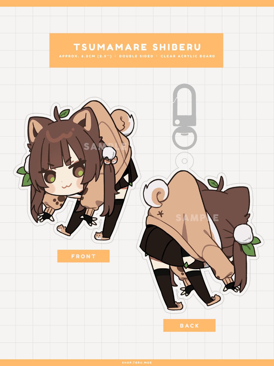 【PREORDER】Tsumamare Shiberu Acrylic Charm product image (4)