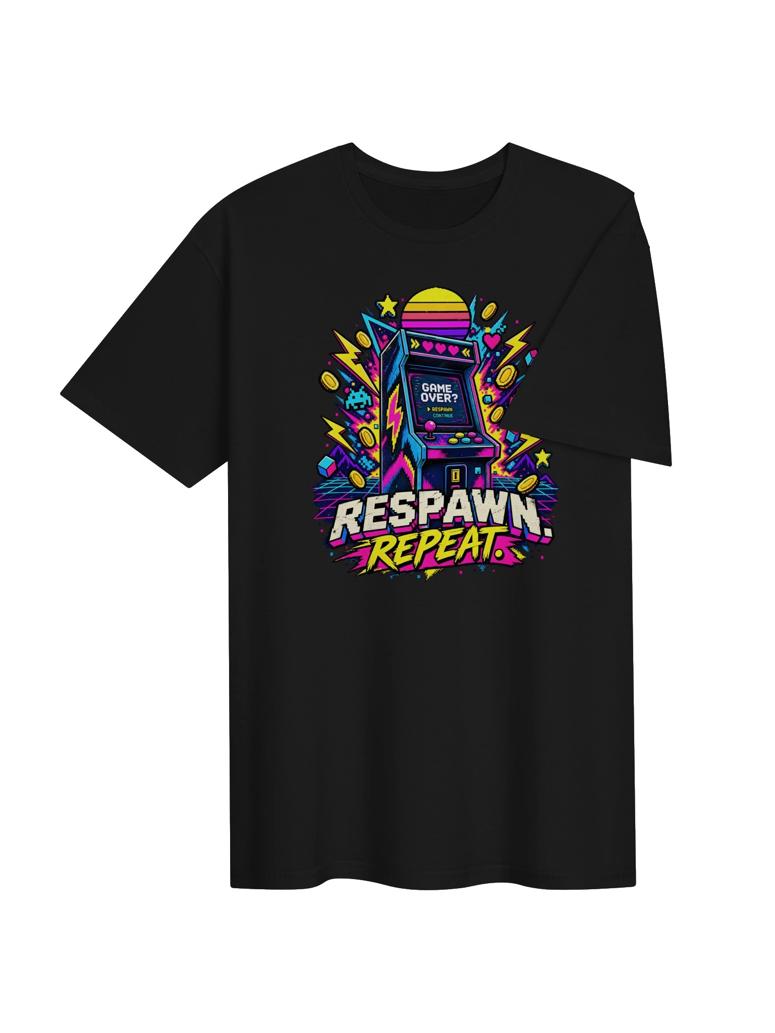 Respawn Repeat Retro Arcade Tee product image (4)