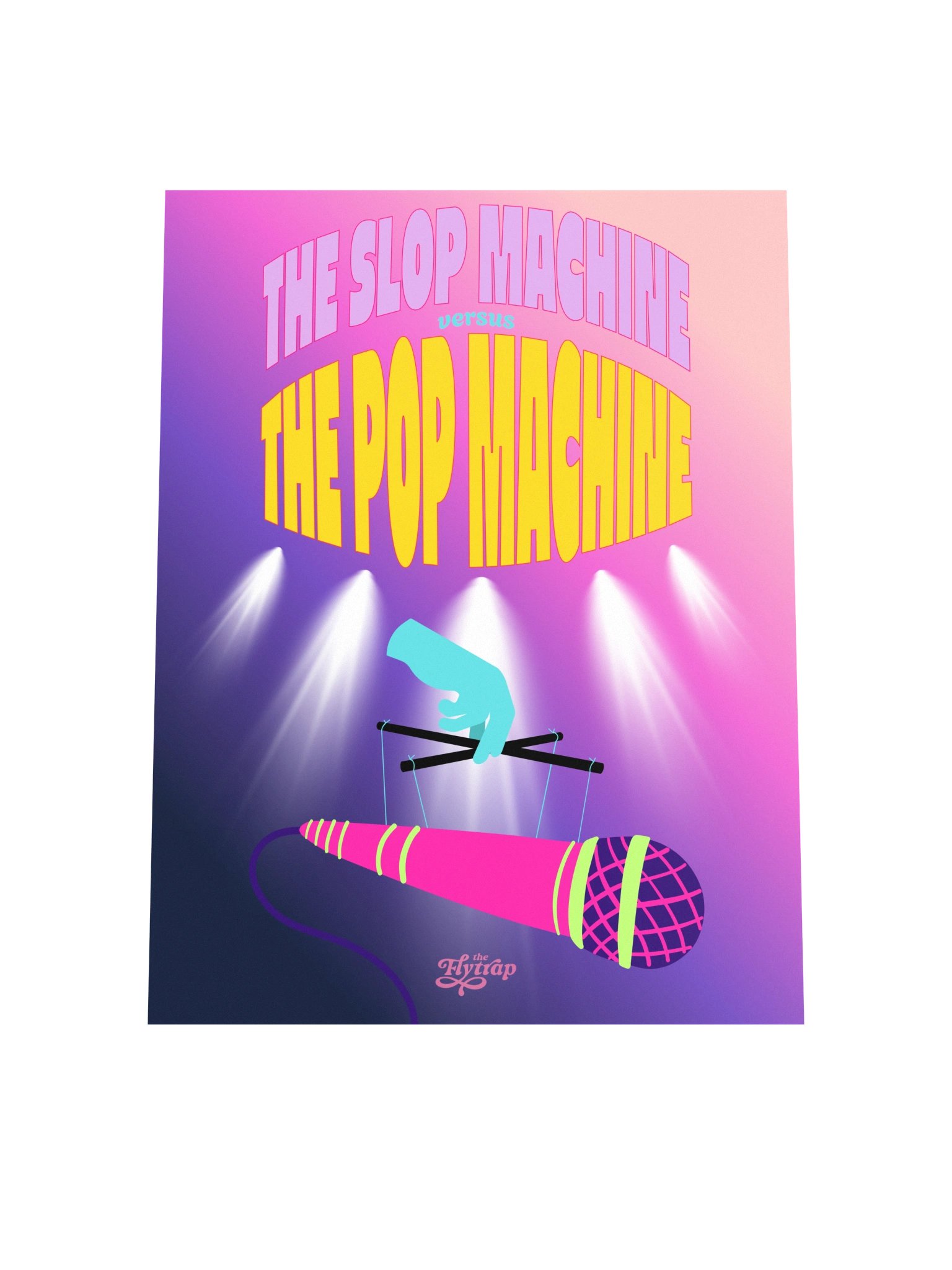 The Slop Machine vs The Pop Machine 12" x 16" Poster product image (4)