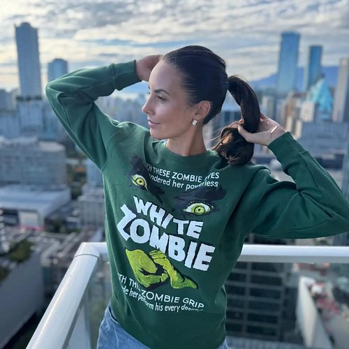 Get ready for fall with this 'White Zombie' sweatshirt! 🔪💀🎃🍂

Link in my bio to get yours!