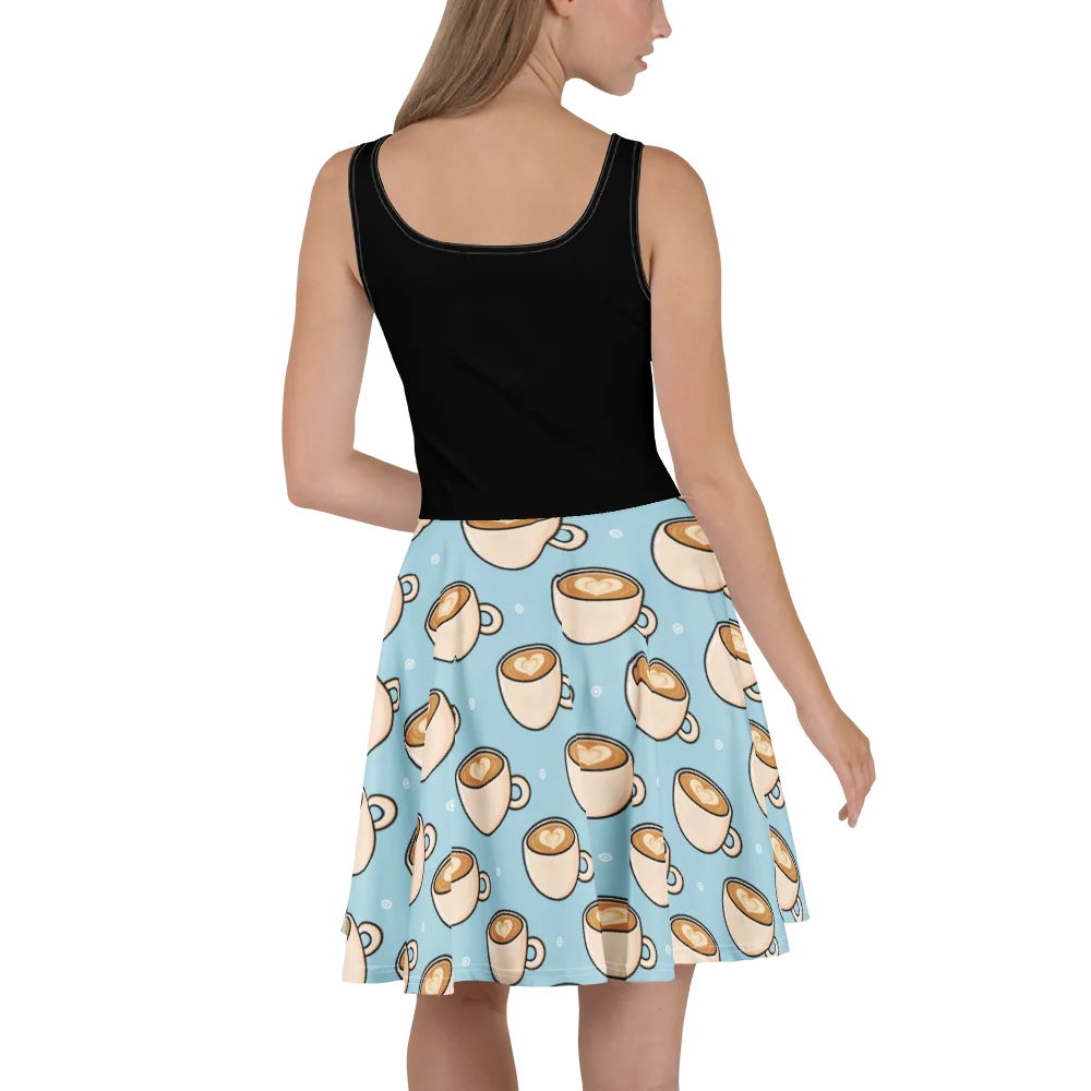 "Suspect Broke, But Coffee" Skater Dress product image (4)