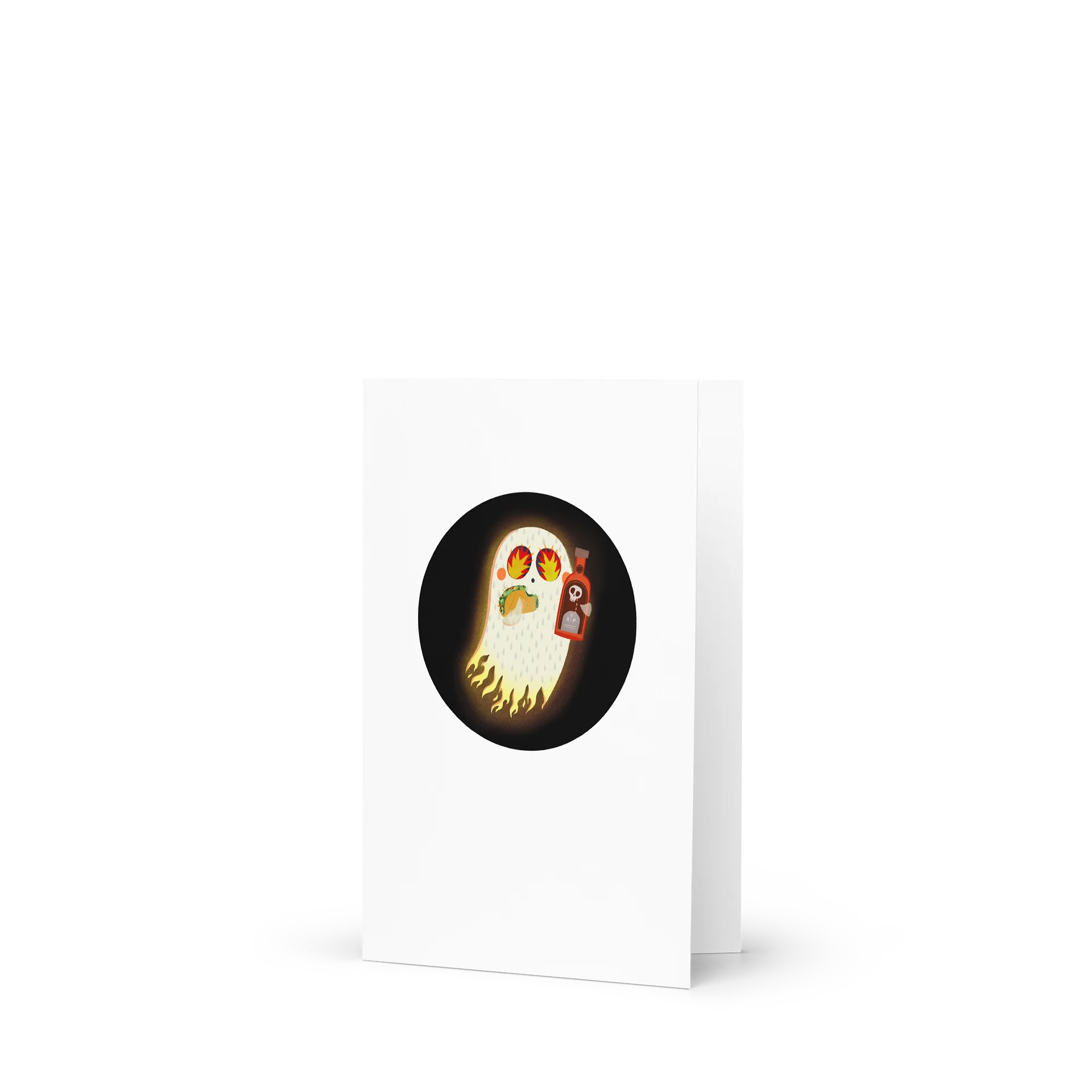 Little Ghost Hot Sauce - Greeting Card product image (5)
