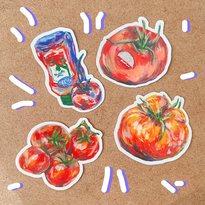 Stickers set Tomatoes product image (1)