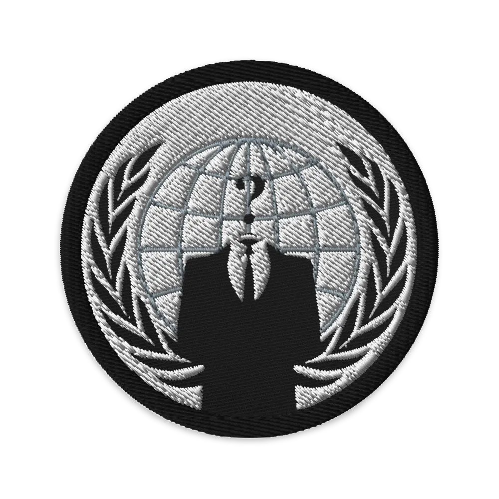 Anonymous Patch Black & White product image (1)