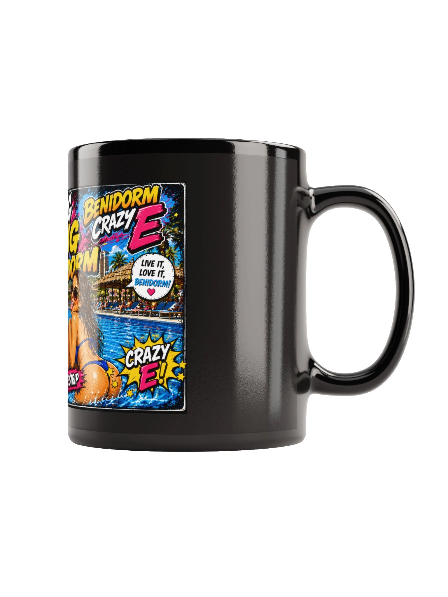 Benidorm Crazy E Cheeky Pop-Art Mug product image (6)