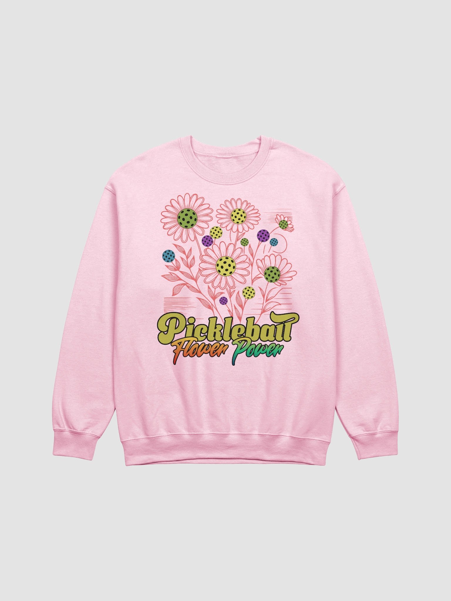 Pickleball Flower Power Sweatshirt product image (19)