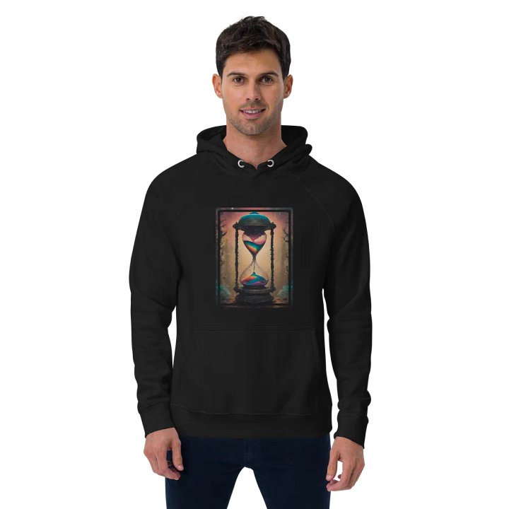 [Memento Mori] Unisex Eco Raglan Hoodie product image (6)