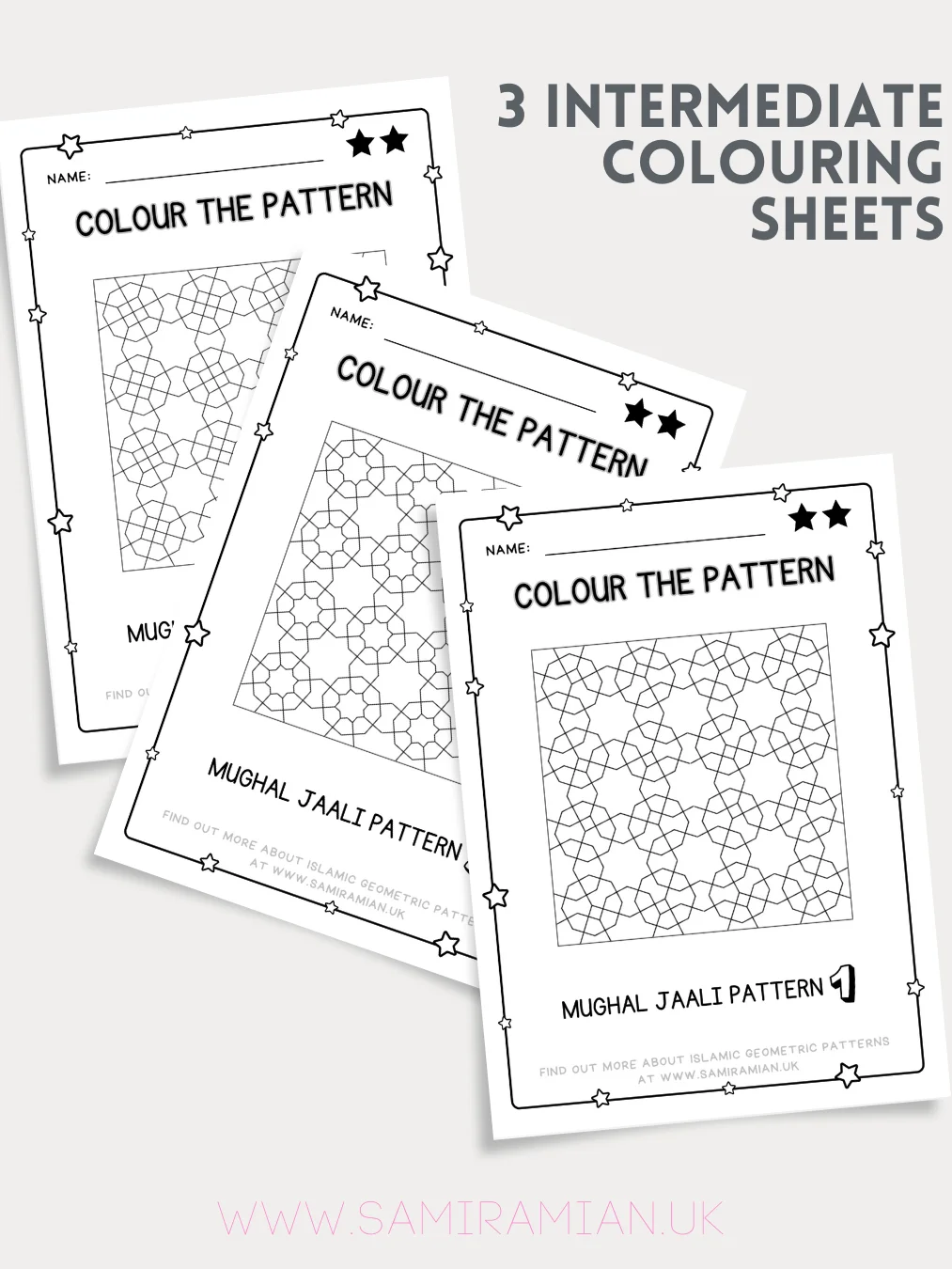 Mughal Jaali Activity Sheets product image (3)