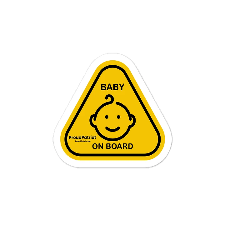 Baby On Board Vinyl Sticker product image (1)
