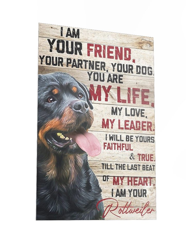Faithful Rottweiler Poster product image (5)