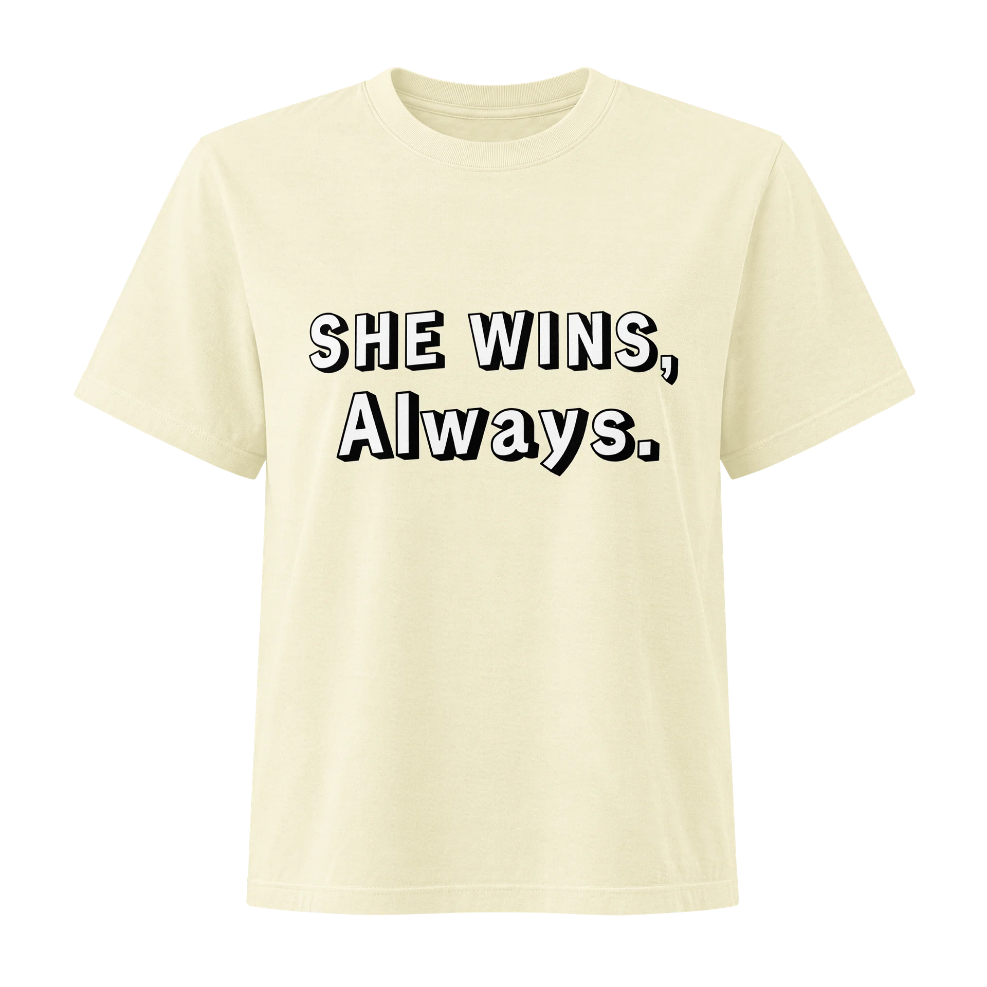 She Wins, Always Premium Dye Tee product image (2)