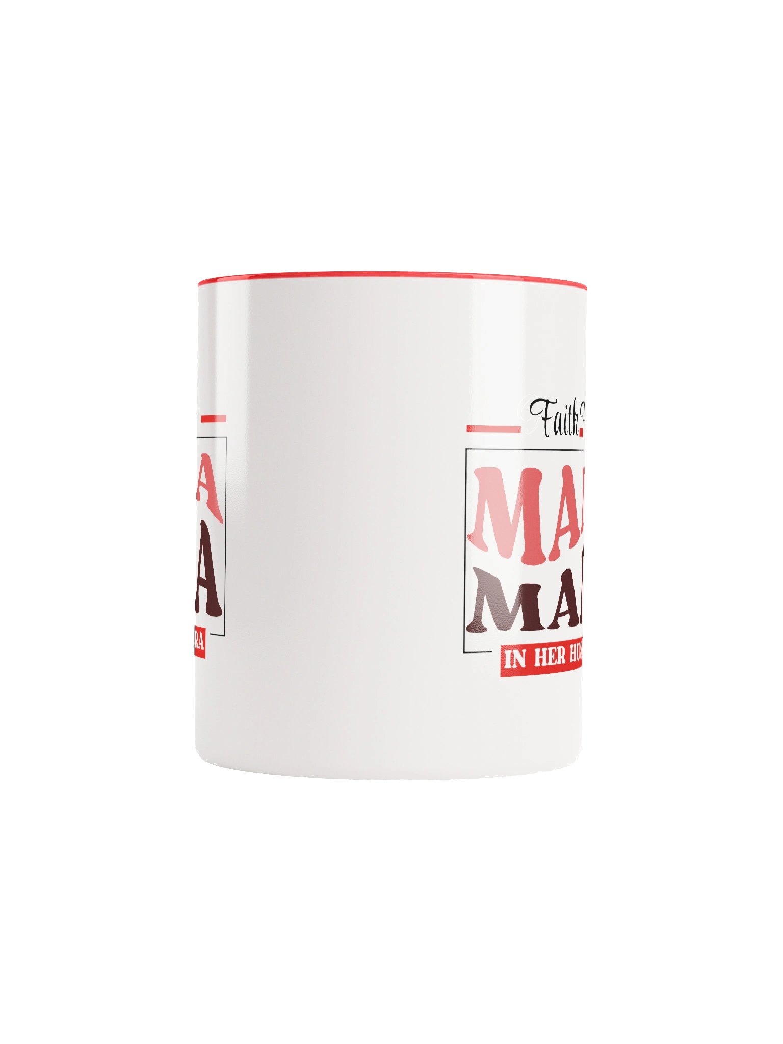 Faith Filled Mama In Her Hustle Era | Double-tone Ceramic Mug | Faith Gift for Believers product image (9)