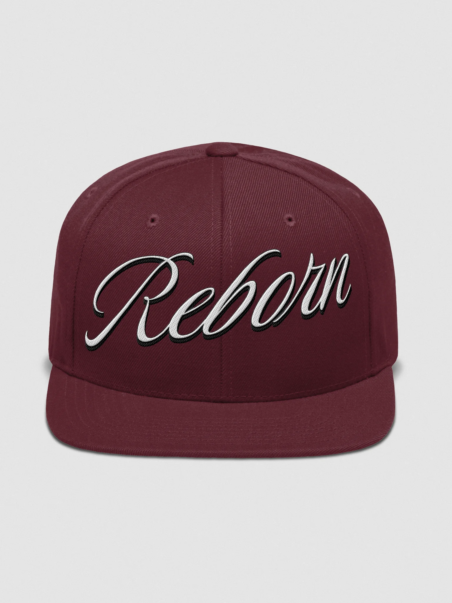 Reborn Elegance Wool Blend Snapback Cap product image (1)