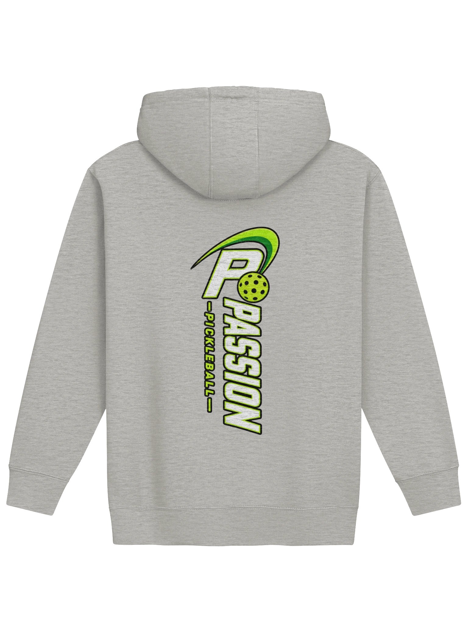 Passion Pickleball Cotton Heritage Hoodie — Back Logo Only product image (1)