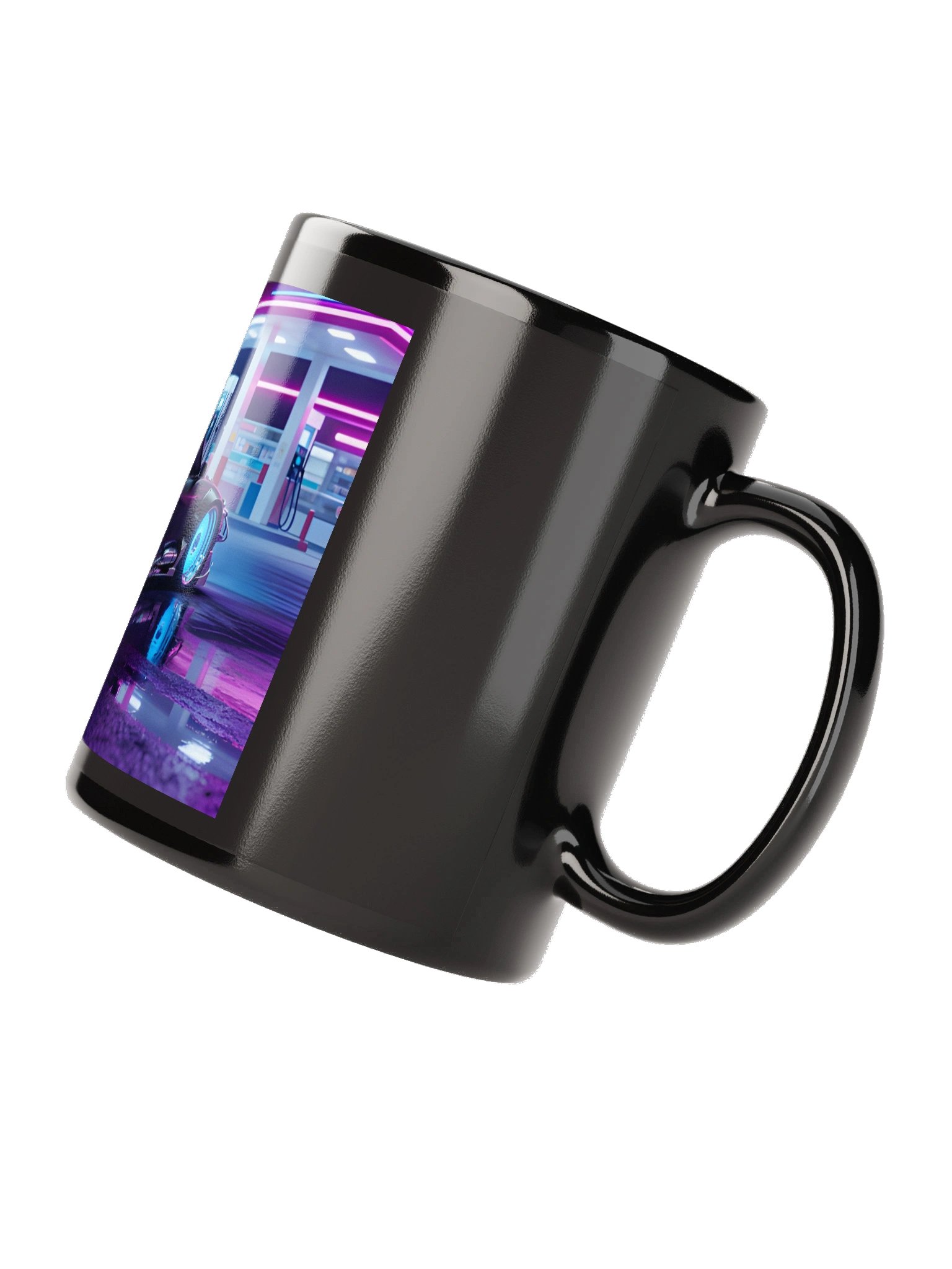 The Long Way Home | Last Stop | Black Glossy Mug product image (4)