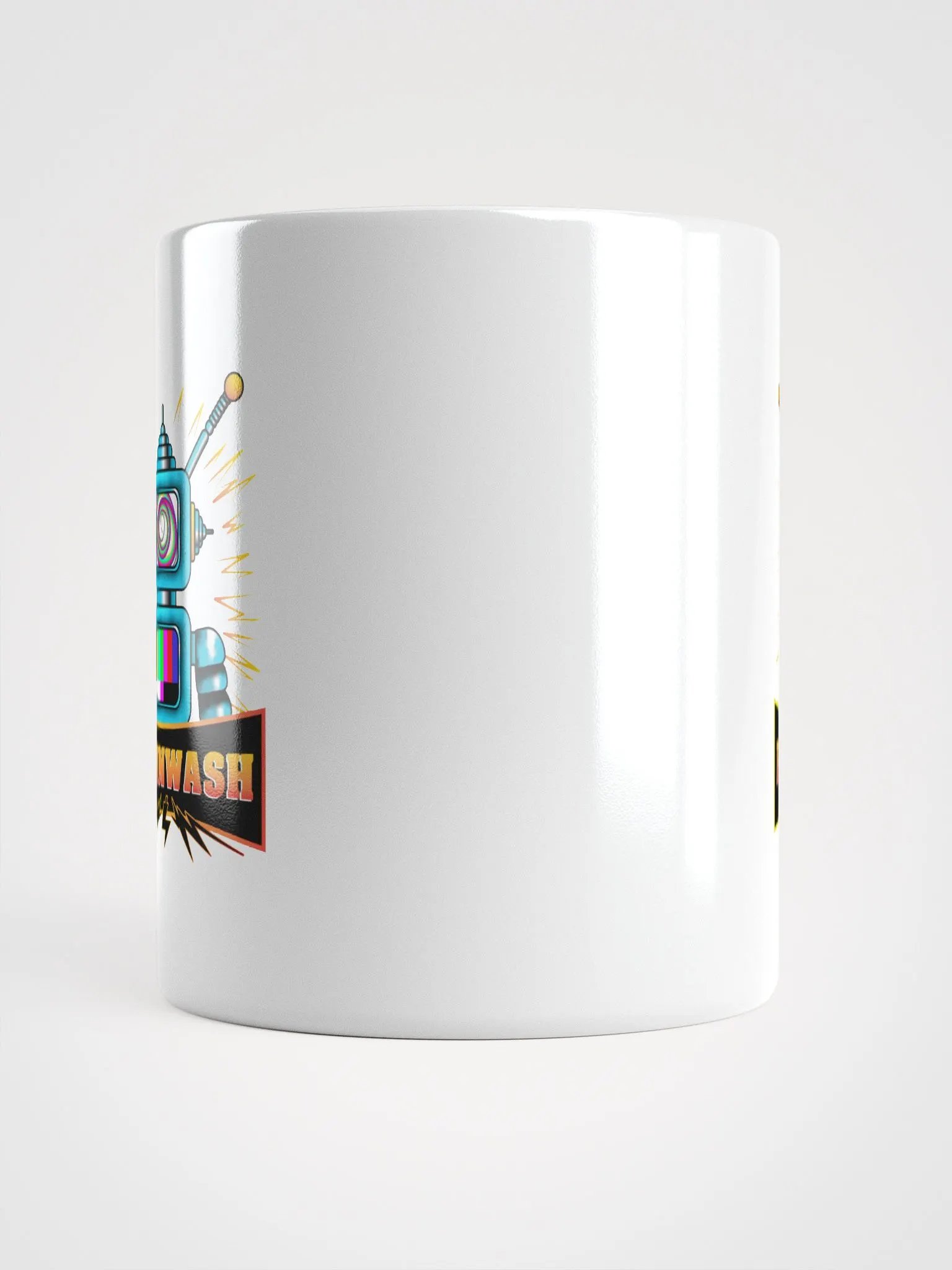 Hypnotic Robots White Mug product image (13)