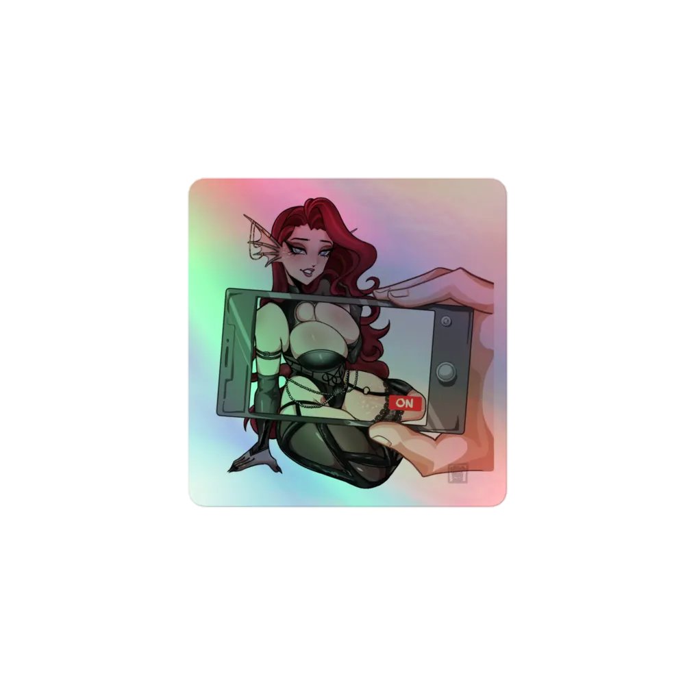 Deadly Pinup Camera Holo Sticker product image (1)
