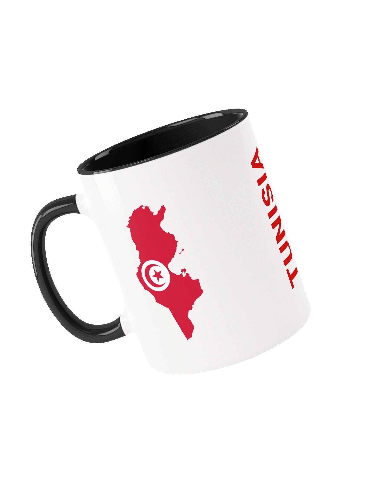 Tunisia 2026 World Cup Flag Mug - Tunisia Soccer Fan Coffee Cup - Premium Two-Tone Ceramic Mug product image (3)