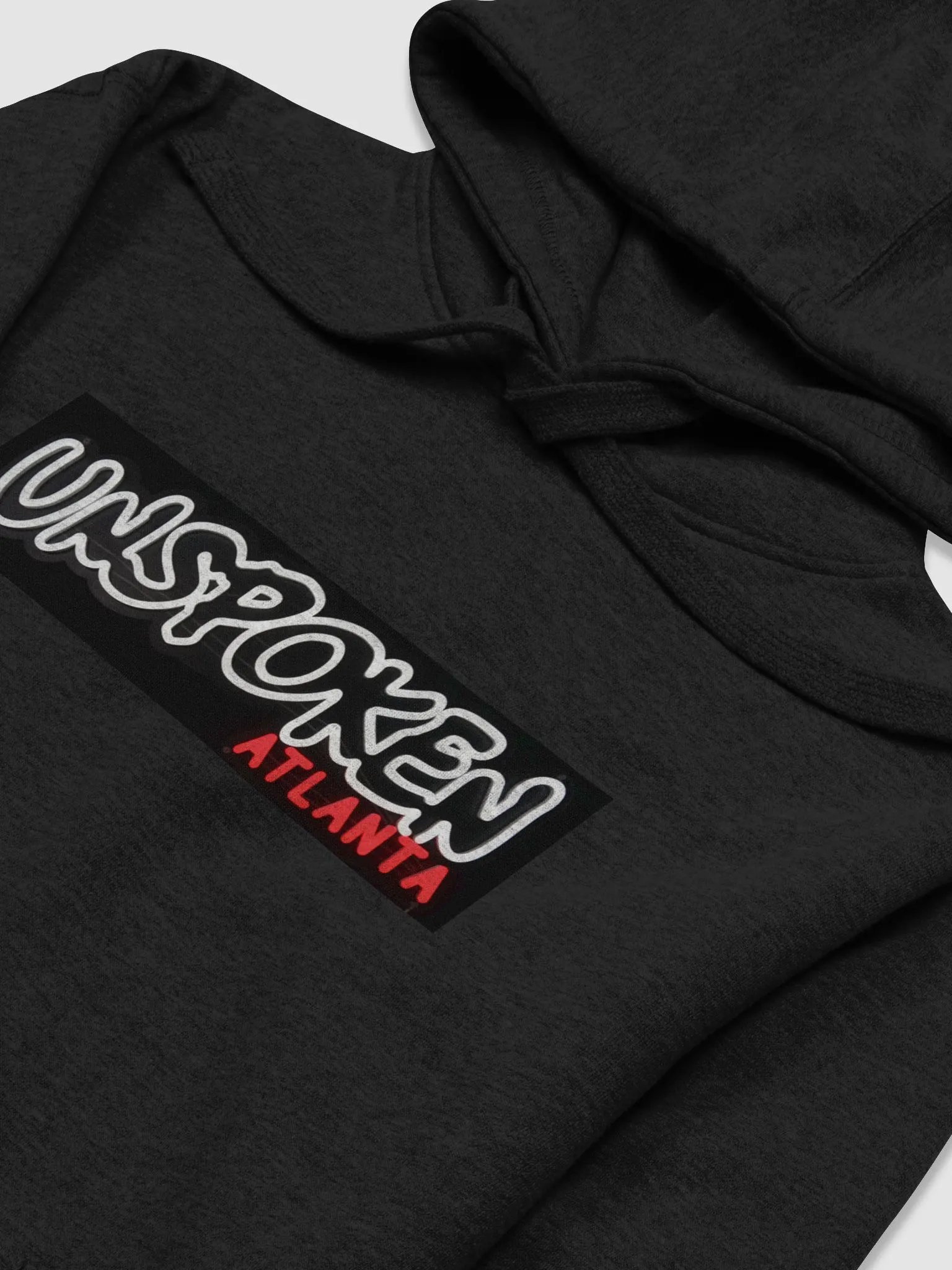 BLACK ON BLACK UNSPOKEN HOODIE product image (3)