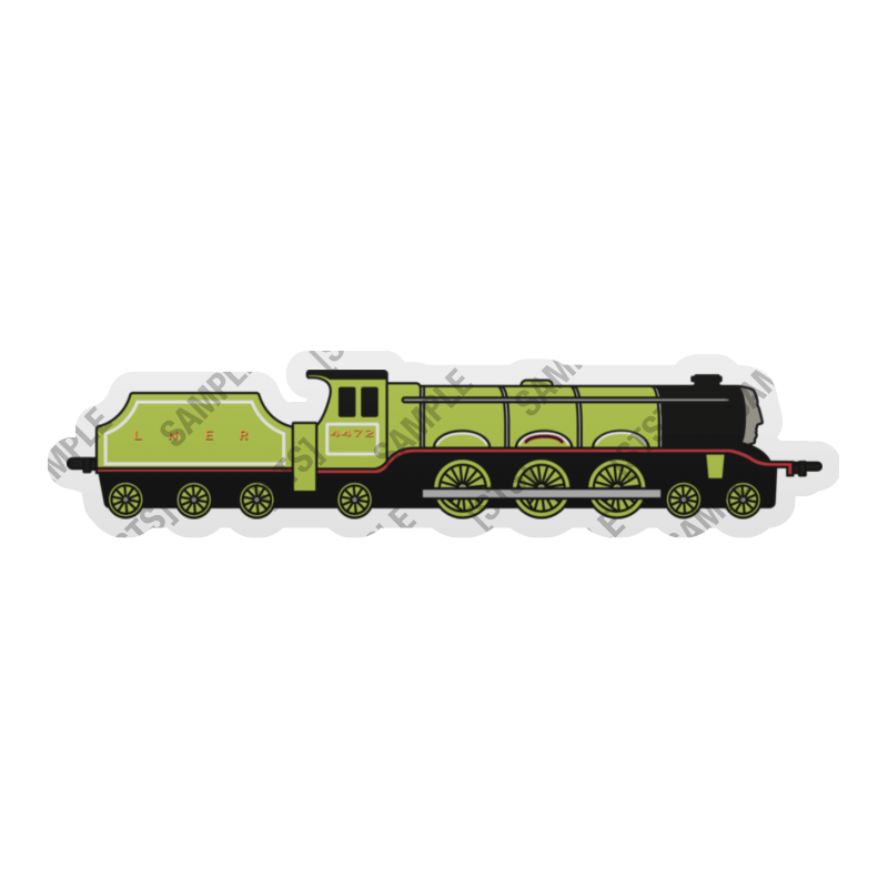 Flying Scotsman Magnet | [slatetruckstudios]