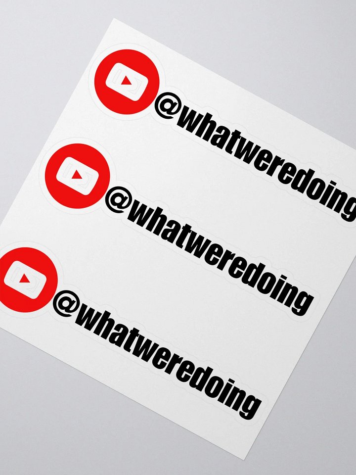 Spread the Word Stickers (Black) product image (2)