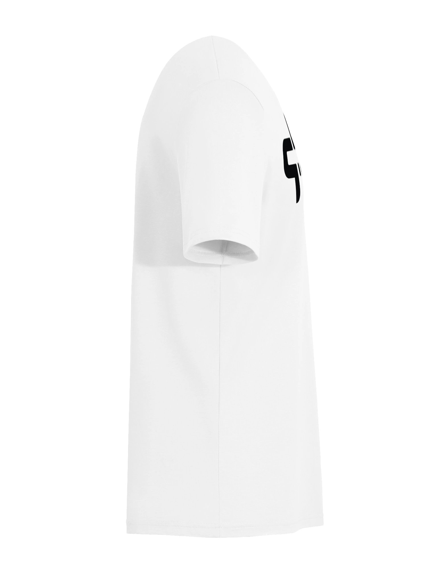 Ghost Gaming Black on White Text Logo T-Shirt product image (10)