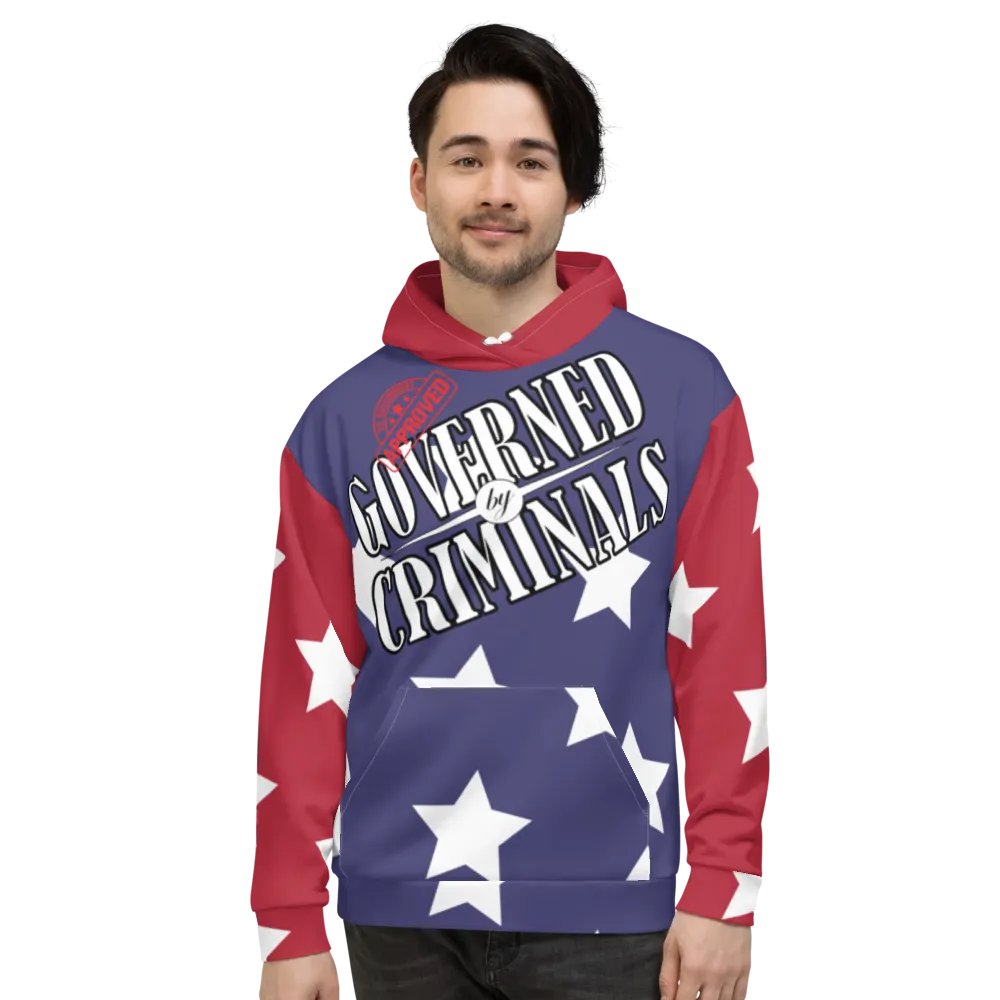 Governed By Criminals - USA - Recycled Unisex Hoodie product image (4)
