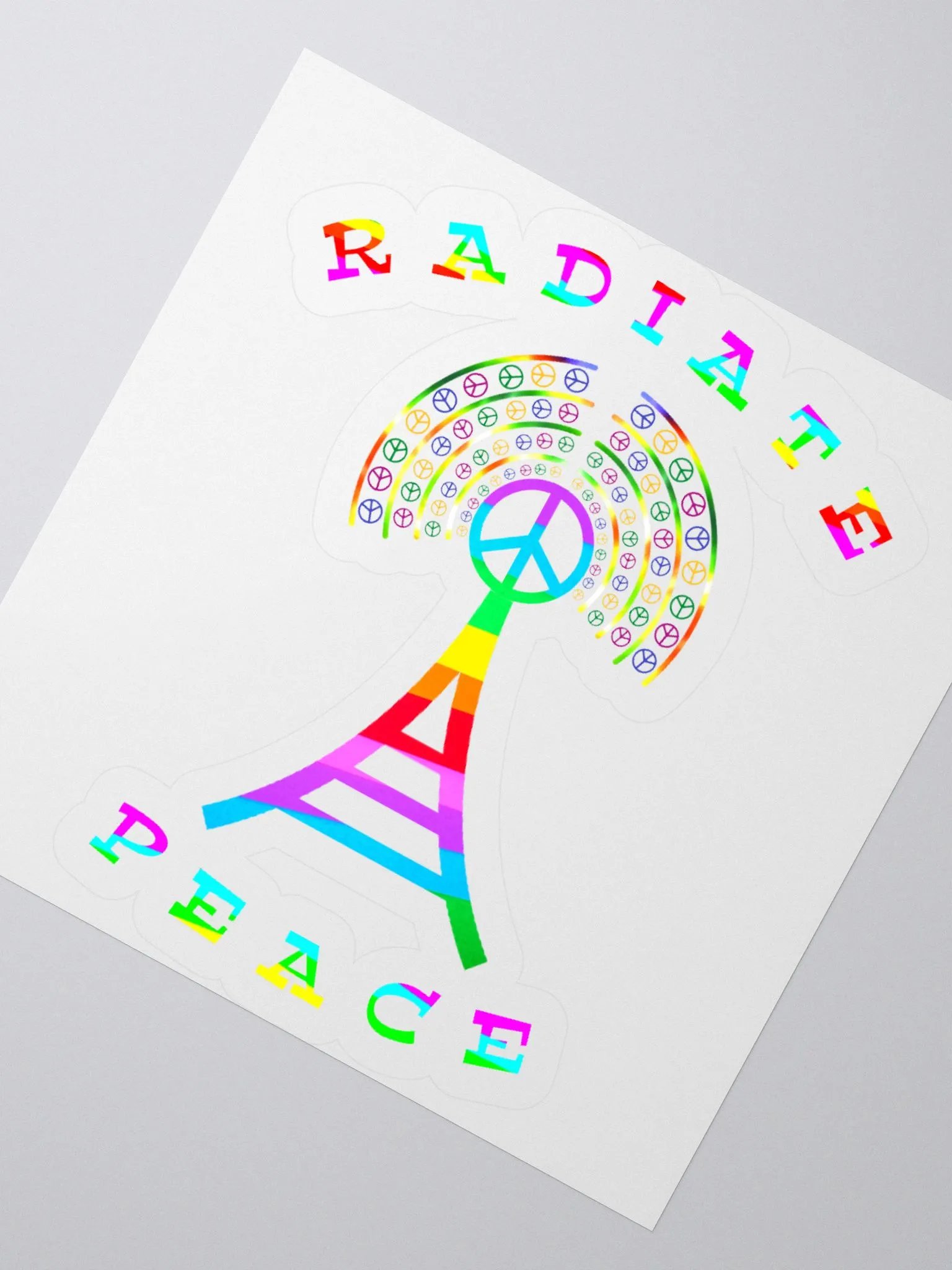 Radiate Peace Sticker product image (6)