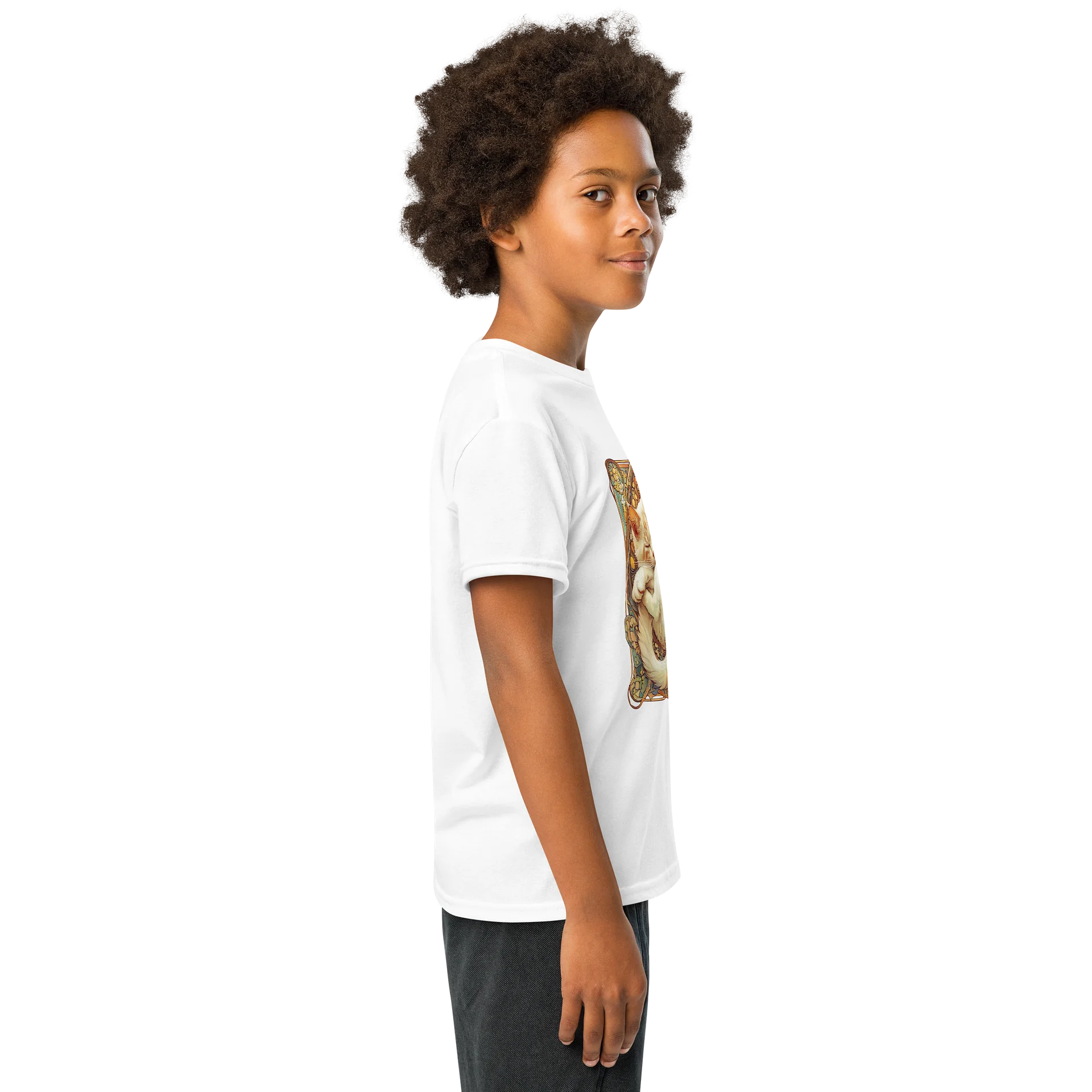 Art Nouveau Cat Dreams Youth Tee product image (59)