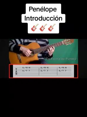 Tabs completas en mi perfil ➡️ #guitarra #punteo #tabs #requinto #españa 