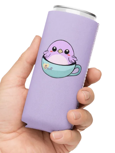 Swit Finch Logo | Coozie Can Cooler (Slim) product image (1)