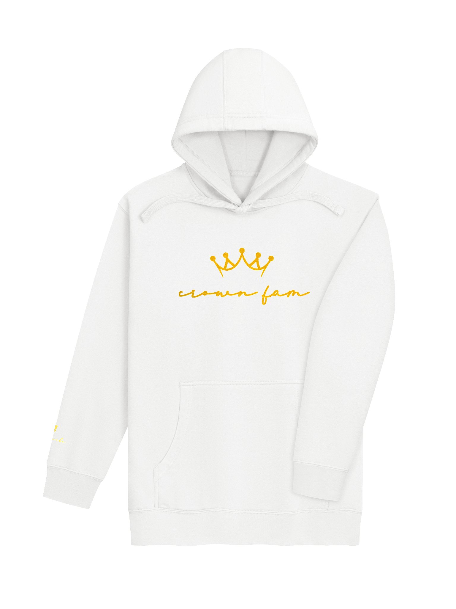 Original Crown Fam Unisex Hoodie (Gold Logo) product image (33)