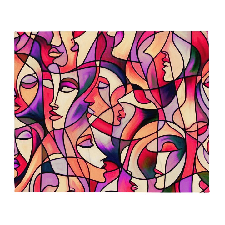 Womеns Faces Blanket product image (1)