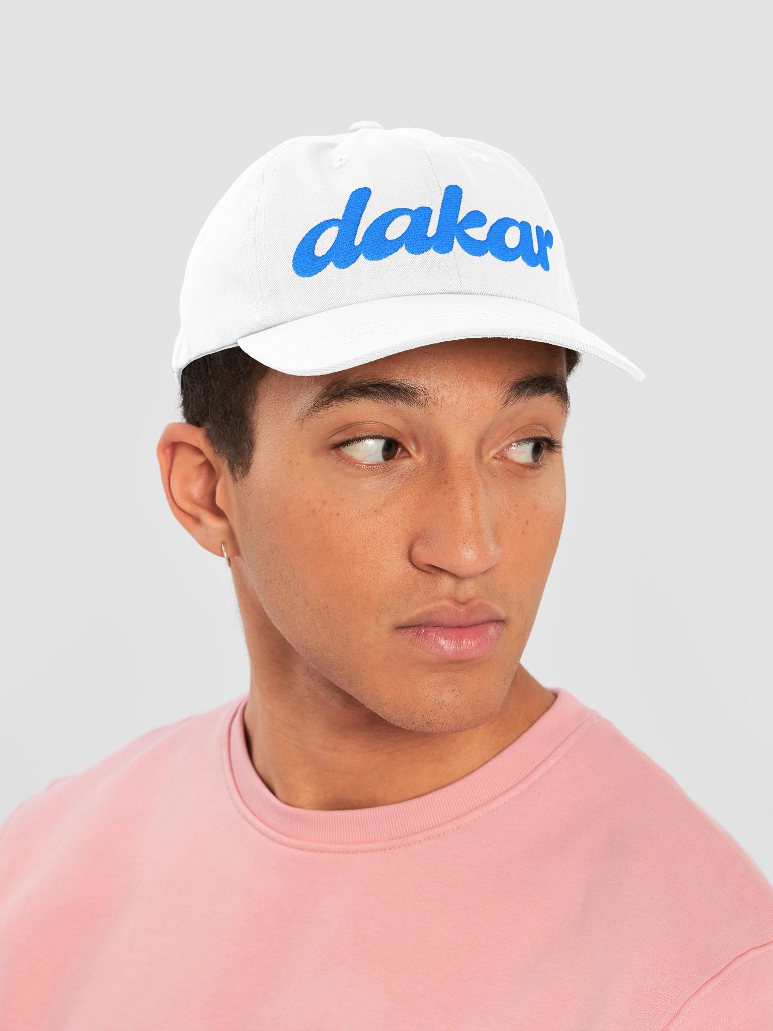 Dakar Blue Script Dad Hat product image (6)