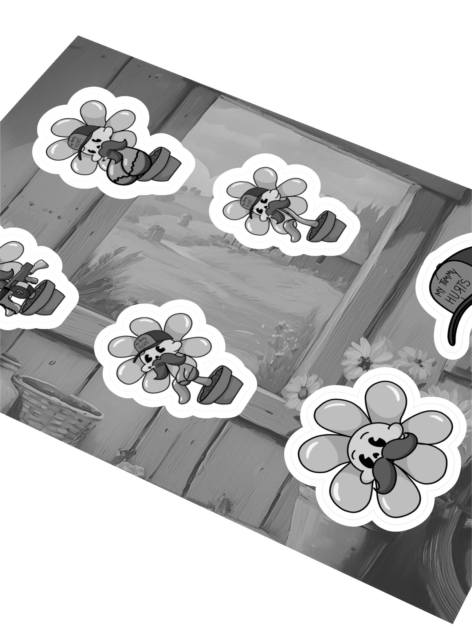 Flowers Character Stickers! product image (2)