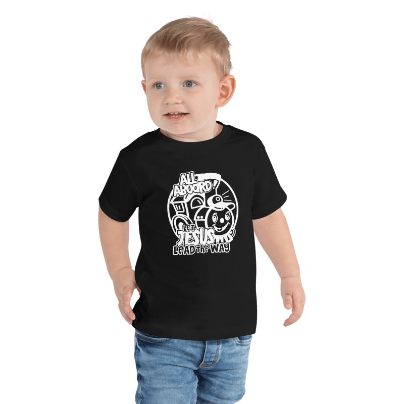 All Aboard - Let Jesus Lead the Way Toddler T-Shirt product image (6)