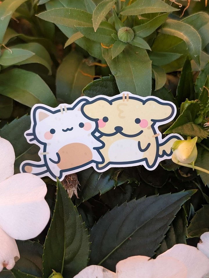 Suni and Luna Love Sticker product image (1)