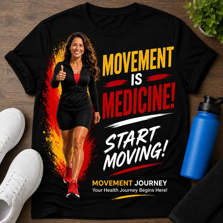 Movement is Medicine! Start Moving! TShirt! product image (2)