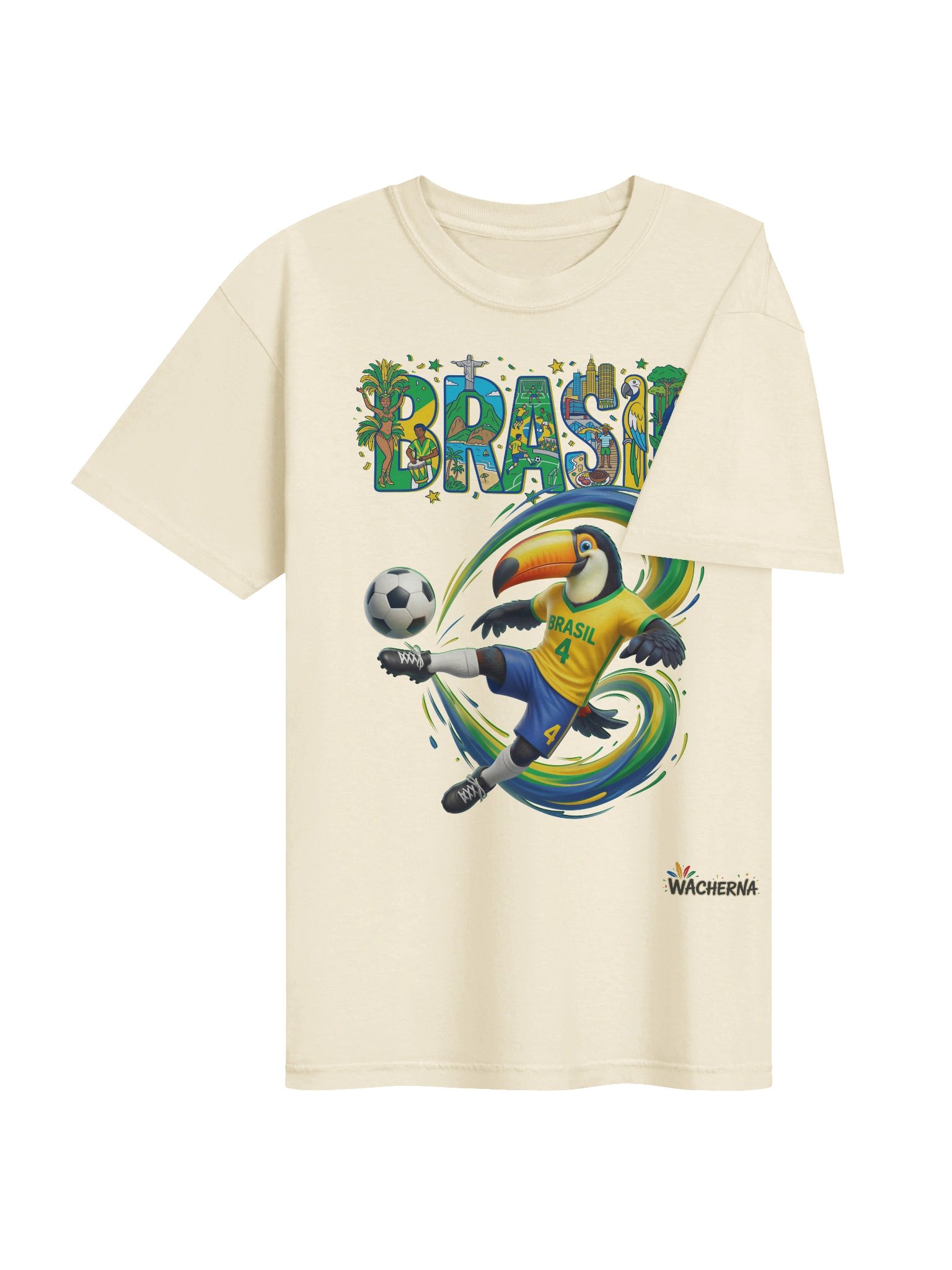 Brazil Soccer Toucan - Brazilian Pride Football Mascot product image (7)
