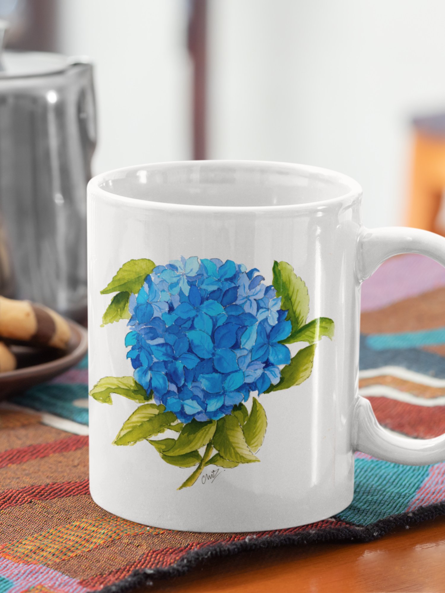 Hydrangea Coffee Mug 11oz product image (3)