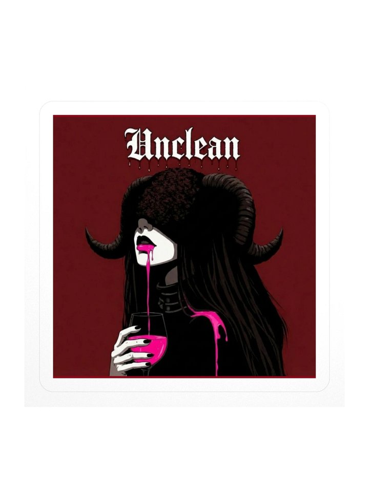 Unclean Kiss Cut Sticker product image (1)