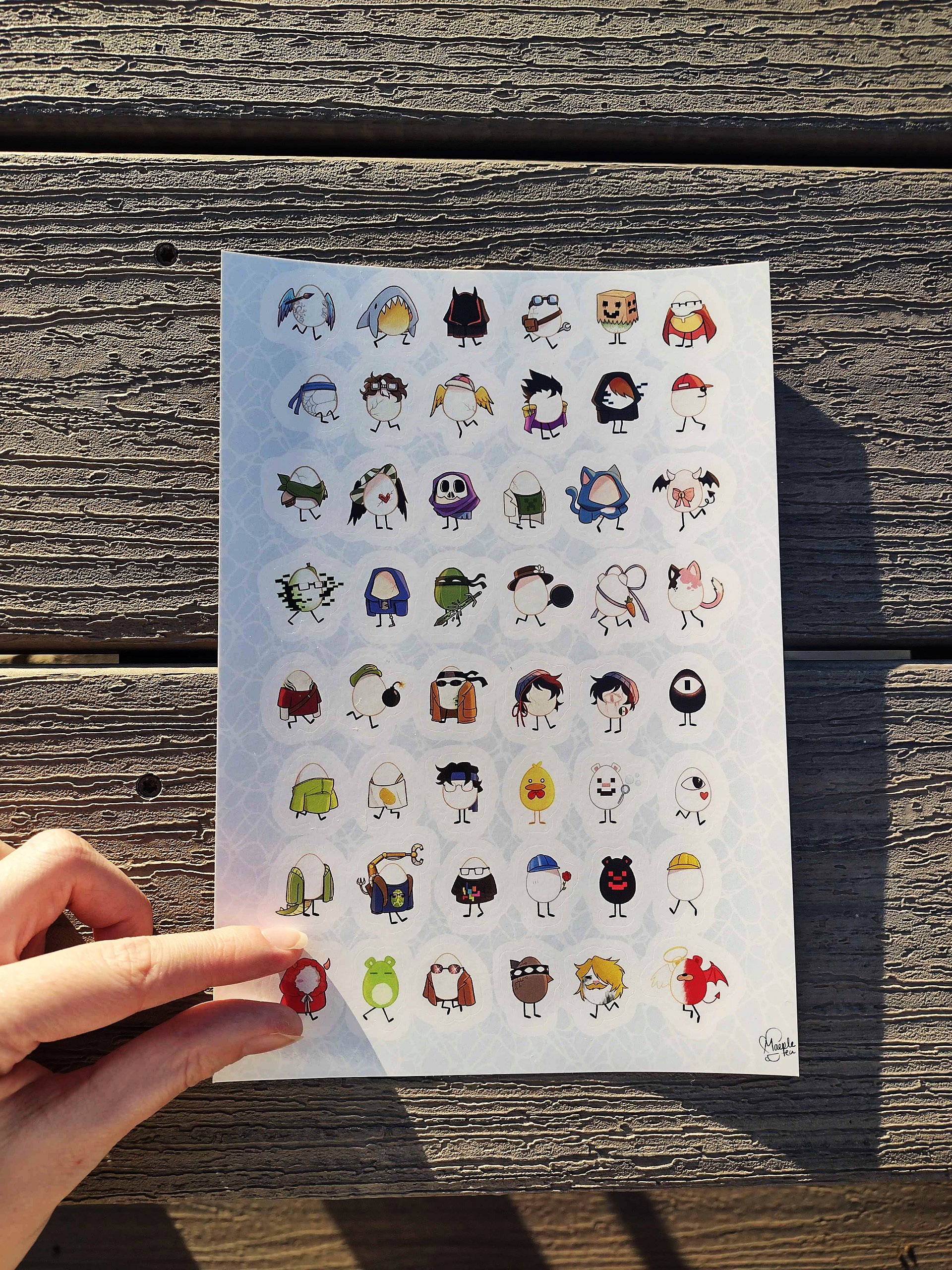 So many eggs! Sticker Sheet product image (4)