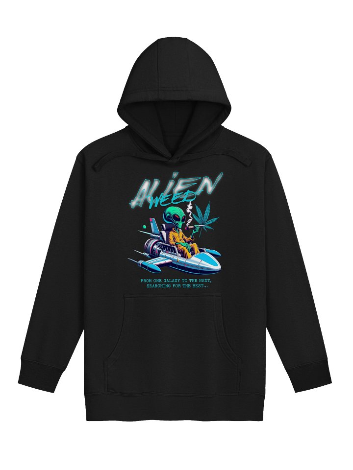 Alien Weed - Searching the Galaxy Hoodie - Premium Unisex Fit product image (2)
