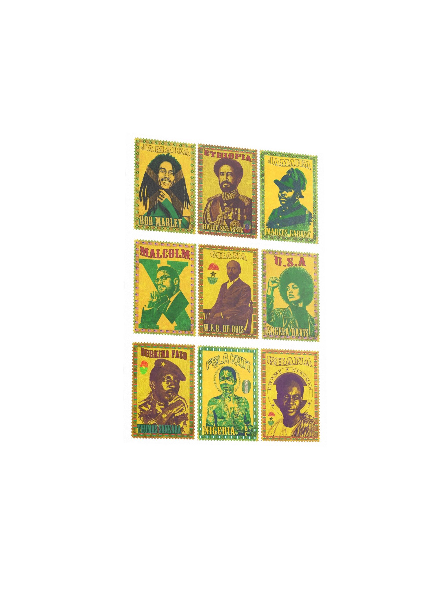Pan-African Legacy Poster — 9 Icons of African & Diaspora Liberation product image (4)