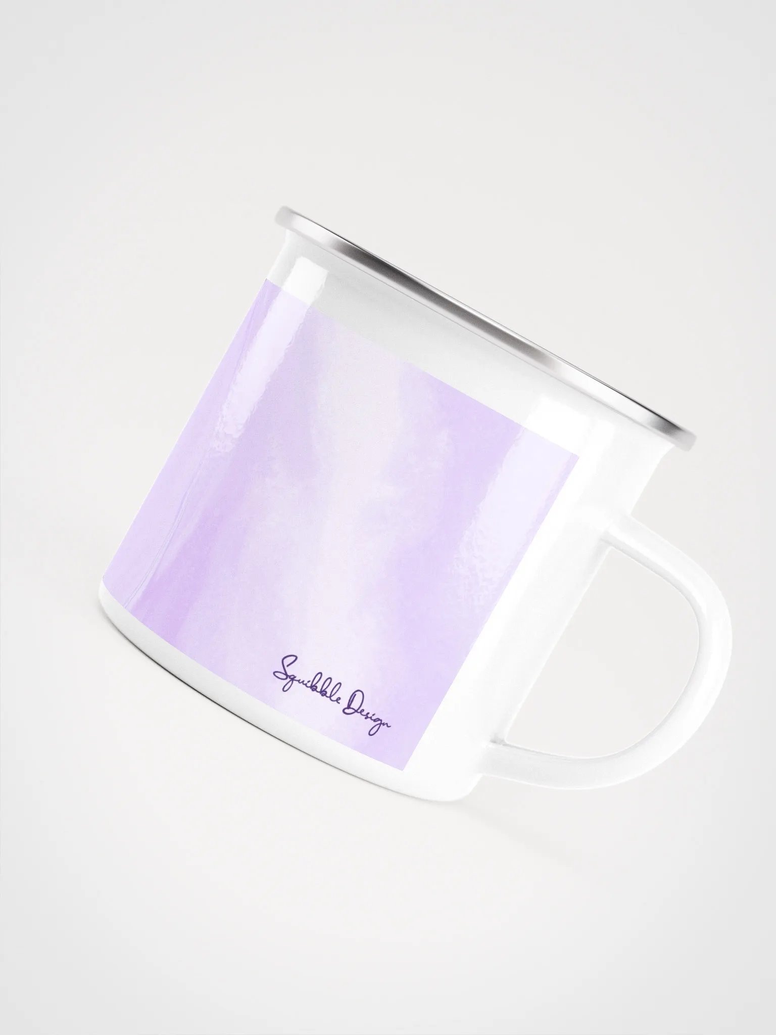 Squibble Design Paw Logo Enamel Mug product image (5)