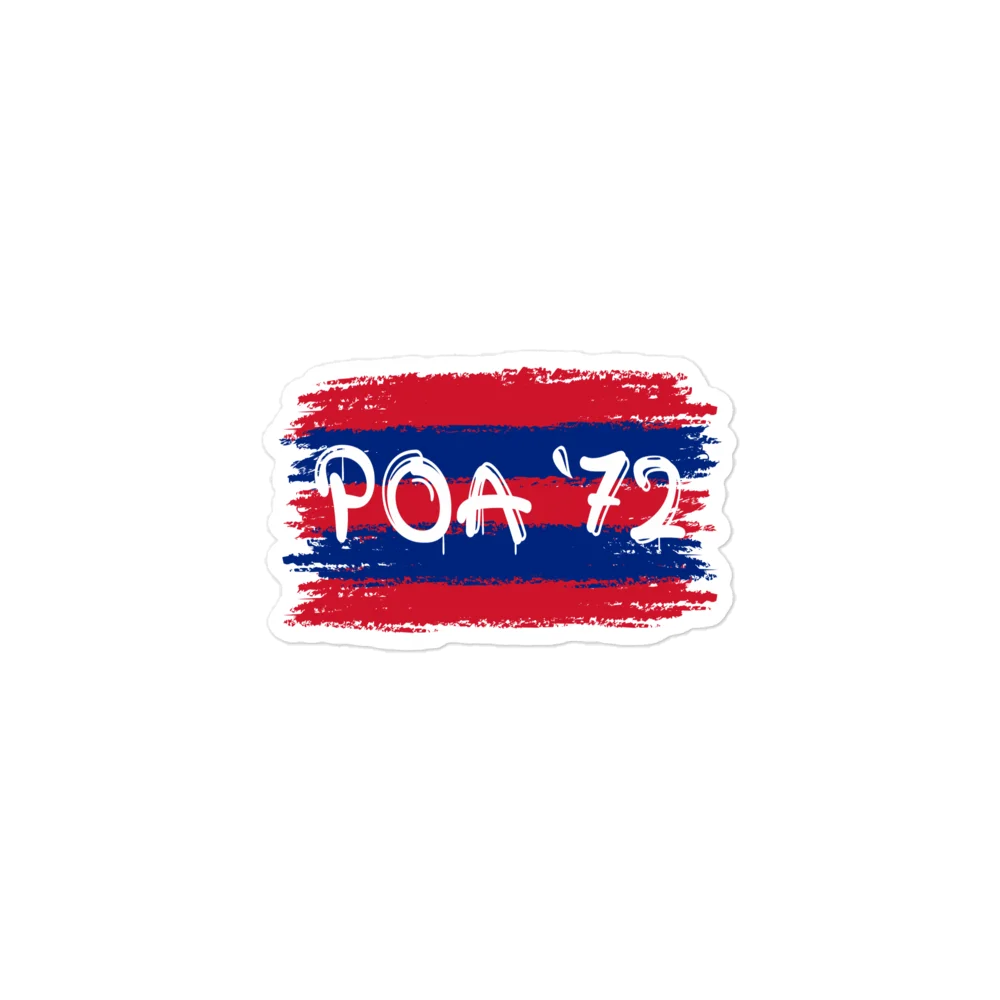 POA 72 Patriotic Paint-Style Kiss Cut Sticker product image (1)