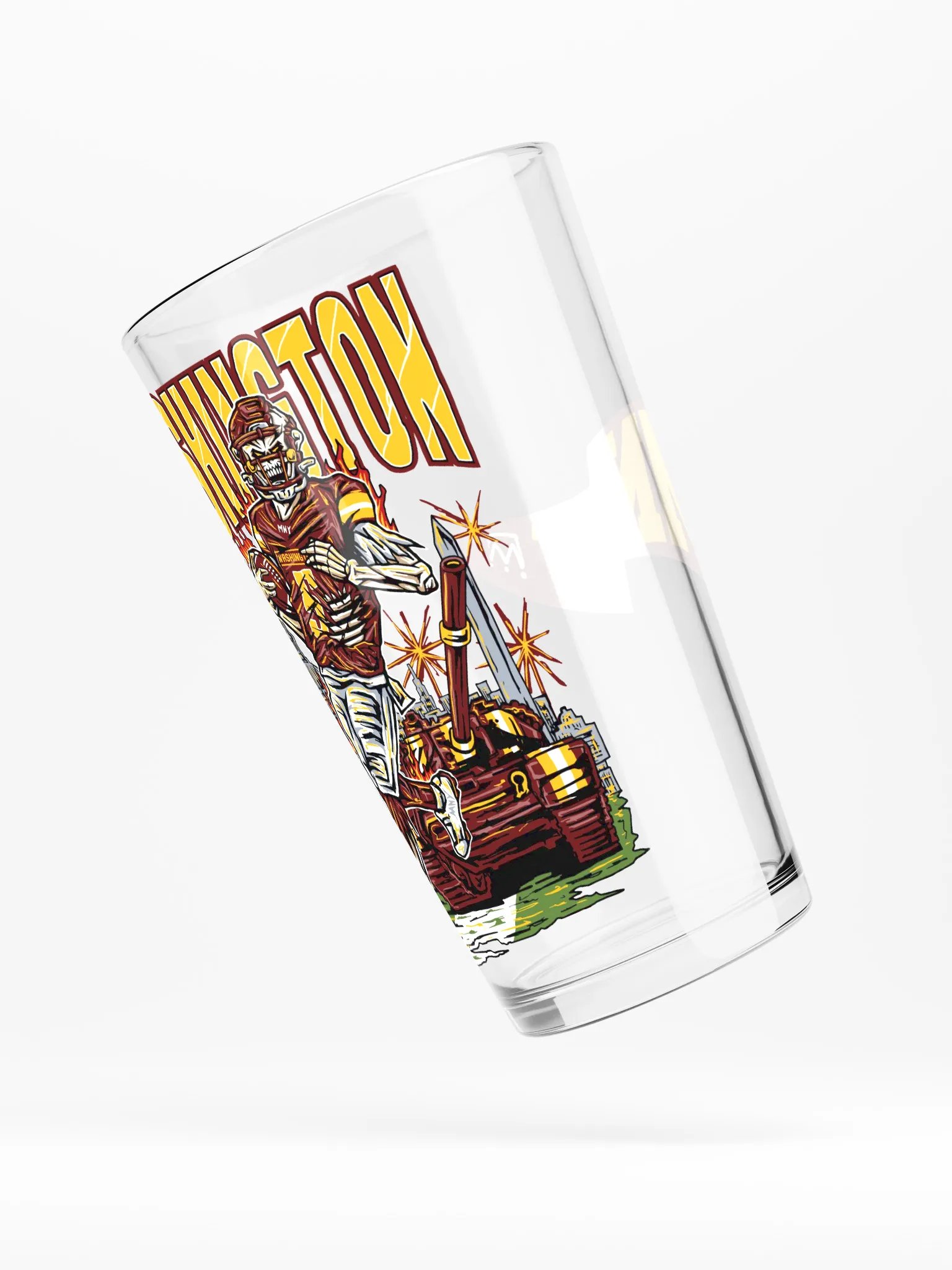 Washington DC, Welcome to Football Pint Glass product image (4)