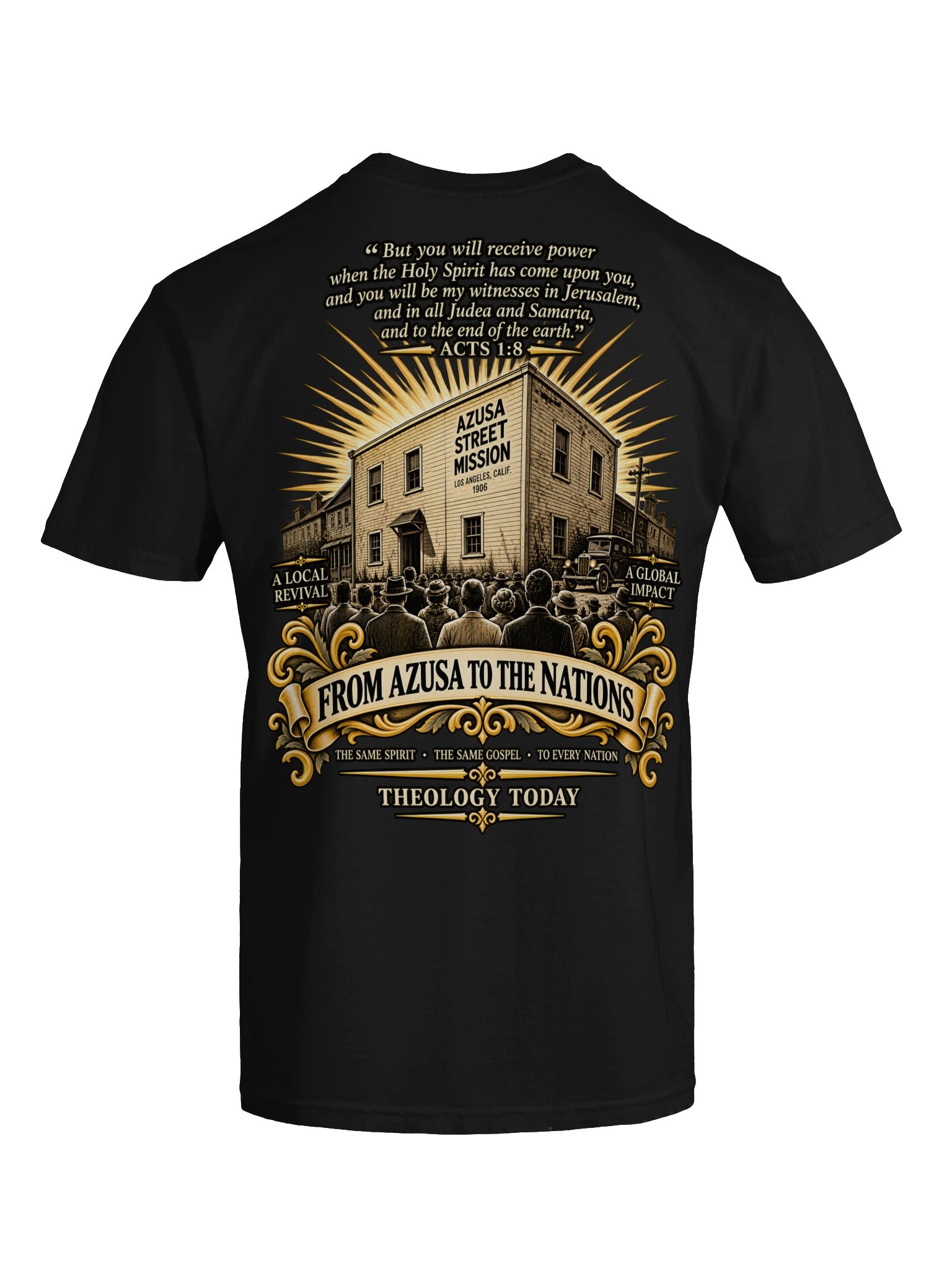 From Azusa to the Nations | Pentecostal Revival T-Shirt product image (11)