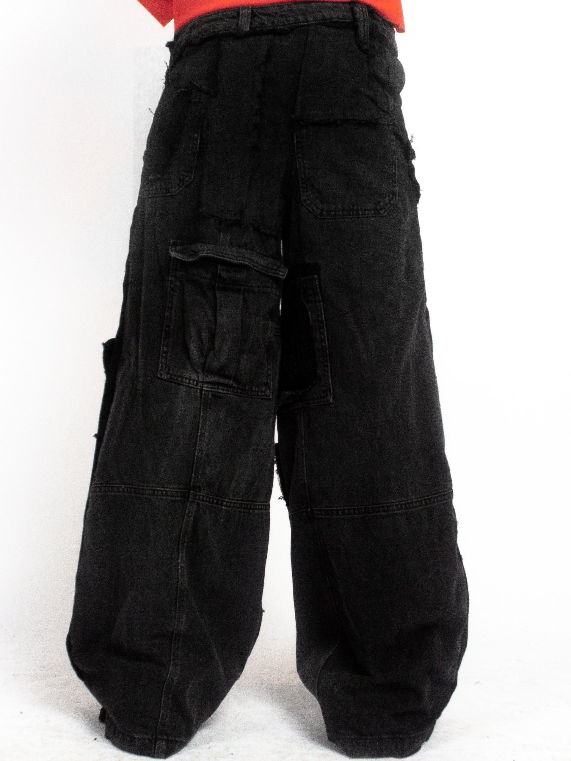 METAL PATCHWORK TROUSERS -32 product image (2)